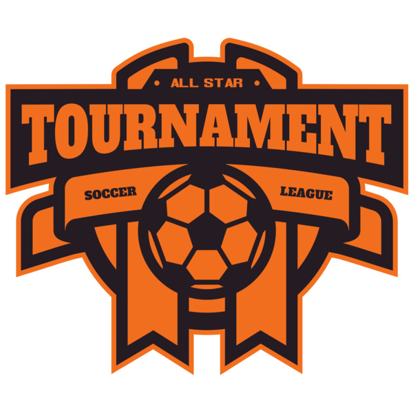 Tournament Soccer league logo template Thumbnail