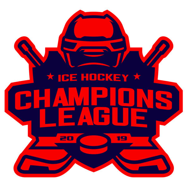 Champions League Ice Hockey logo template Thumbnail
