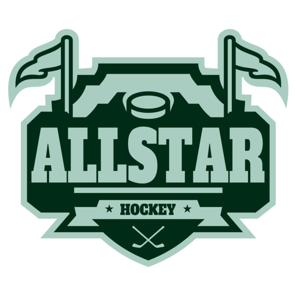 All Star Hockey Tournament logo template 02 Thumbnail