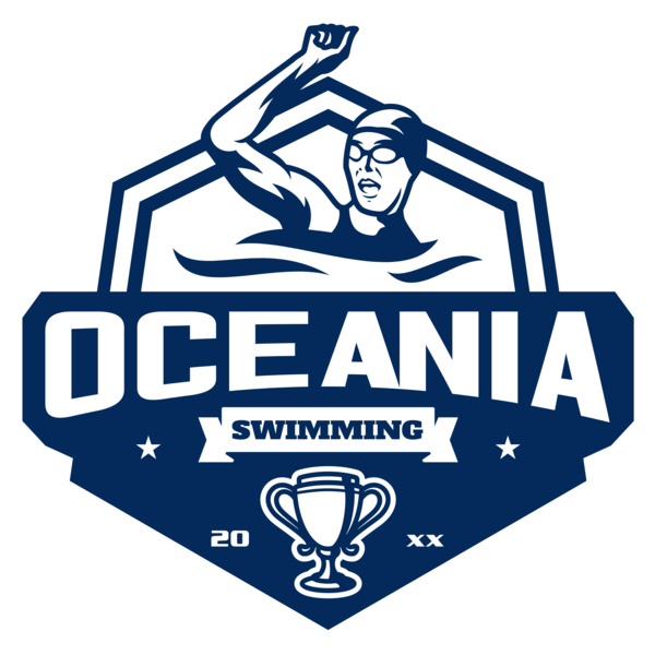 Oceania Swimming logo template Thumbnail