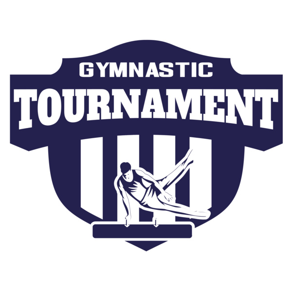 Gymnastic Tournament logo template Thumbnail