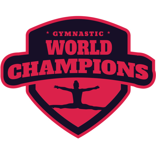 Gymnastic World Champions logo template Thumbnail