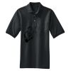 Heavyweight Cotton Pique Polo with Pocket Thumbnail