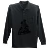 Long Sleeve Silk Touch Polo with Pocket Thumbnail