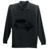 Long Sleeve Silk Touch Polo with Pocket Thumbnail