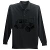 Long Sleeve Silk Touch Polo with Pocket Thumbnail