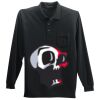 Long Sleeve Silk Touch Polo with Pocket Thumbnail