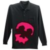 Long Sleeve Silk Touch Polo with Pocket Thumbnail