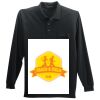 Long Sleeve Silk Touch Polo with Pocket Thumbnail