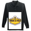 Long Sleeve Silk Touch Polo with Pocket Thumbnail