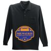 Long Sleeve Silk Touch Polo with Pocket Thumbnail