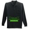 Long Sleeve Silk Touch Polo with Pocket Thumbnail
