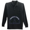 Long Sleeve Silk Touch Polo with Pocket Thumbnail