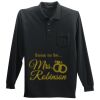 Long Sleeve Silk Touch Polo with Pocket Thumbnail
