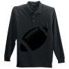 Long Sleeve Silk Touch Polo with Pocket Thumbnail