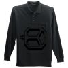 Long Sleeve Silk Touch Polo with Pocket Thumbnail