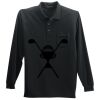 Long Sleeve Silk Touch Polo with Pocket Thumbnail