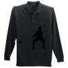 Long Sleeve Silk Touch Polo with Pocket Thumbnail