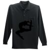 Long Sleeve Silk Touch Polo with Pocket Thumbnail