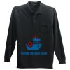 Long Sleeve Silk Touch Polo with Pocket Thumbnail