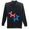 Long Sleeve Silk Touch Polo with Pocket Thumbnail