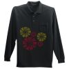 Long Sleeve Silk Touch Polo with Pocket Thumbnail