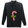 Long Sleeve Silk Touch Polo with Pocket Thumbnail