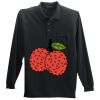 Long Sleeve Silk Touch Polo with Pocket Thumbnail