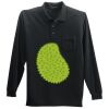 Long Sleeve Silk Touch Polo with Pocket Thumbnail
