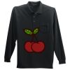 Long Sleeve Silk Touch Polo with Pocket Thumbnail