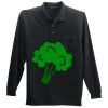 Long Sleeve Silk Touch Polo with Pocket Thumbnail