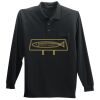 Long Sleeve Silk Touch Polo with Pocket Thumbnail