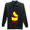 Long Sleeve Silk Touch Polo with Pocket Thumbnail