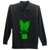 Long Sleeve Silk Touch Polo with Pocket Thumbnail