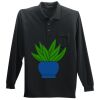 Long Sleeve Silk Touch Polo with Pocket Thumbnail