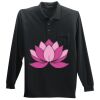 Long Sleeve Silk Touch Polo with Pocket Thumbnail