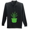 Long Sleeve Silk Touch Polo with Pocket Thumbnail