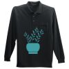 Long Sleeve Silk Touch Polo with Pocket Thumbnail
