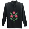 Long Sleeve Silk Touch Polo with Pocket Thumbnail