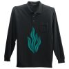 Long Sleeve Silk Touch Polo with Pocket Thumbnail