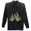 Long Sleeve Silk Touch Polo with Pocket Thumbnail