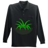 Long Sleeve Silk Touch Polo with Pocket Thumbnail