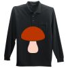 Long Sleeve Silk Touch Polo with Pocket Thumbnail