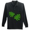 Long Sleeve Silk Touch Polo with Pocket Thumbnail