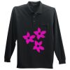 Long Sleeve Silk Touch Polo with Pocket Thumbnail