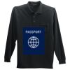 Long Sleeve Silk Touch Polo with Pocket Thumbnail
