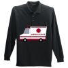 Long Sleeve Silk Touch Polo with Pocket Thumbnail