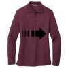 Women's Silk Touch Long Sleeve Polo Thumbnail