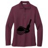 Women's Silk Touch Long Sleeve Polo Thumbnail