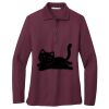Women's Silk Touch Long Sleeve Polo Thumbnail